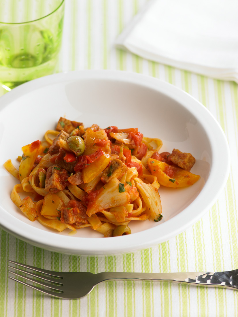 Tomaten venkel tagliatelle