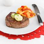 Tournedos met limoen-knoflookboter