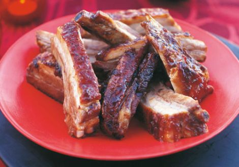 Sticky spare ribs