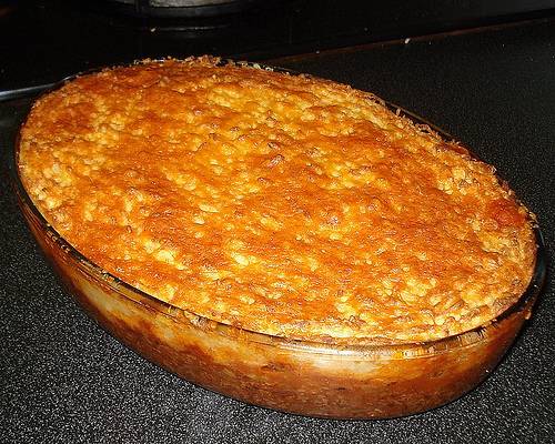 Stevige herfst ovenschotel met rundergehakt, heerlijk!