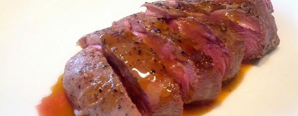 Eendenborst Met Sinaasappel-Honingsaus