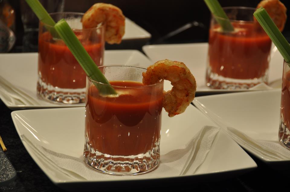 Warme bloody mary met gamba al pilpil van Frank Veerman en Jan Sattler