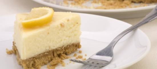 Lemon-cheesecake