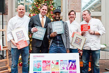 Topkoks presenteren Good Food Book en Decemberzegels